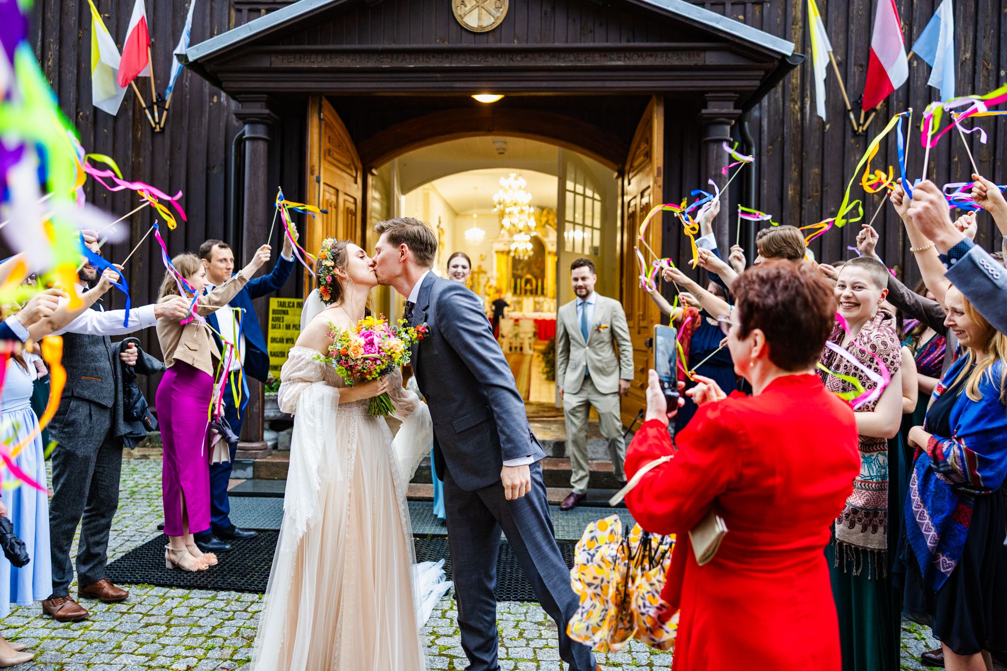 Paulina & Mateusz - wesele w siedlisku Stodoła Kultury - fotografia #64